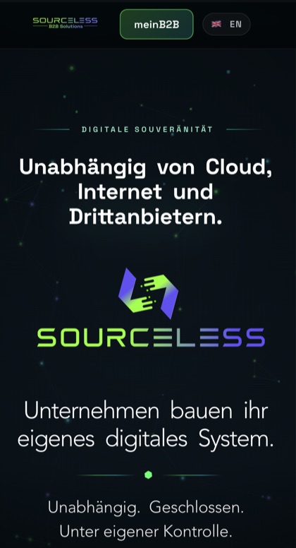 Sourceless B2B (mobile)
